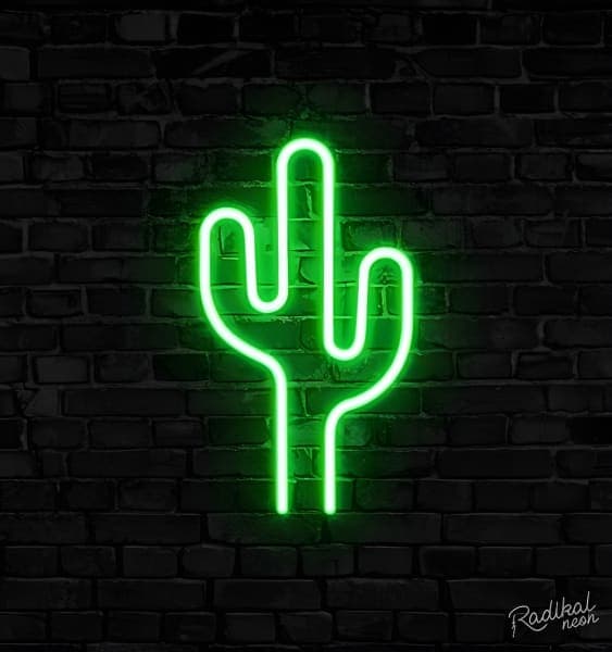 Kaktüs Neon Tabela
